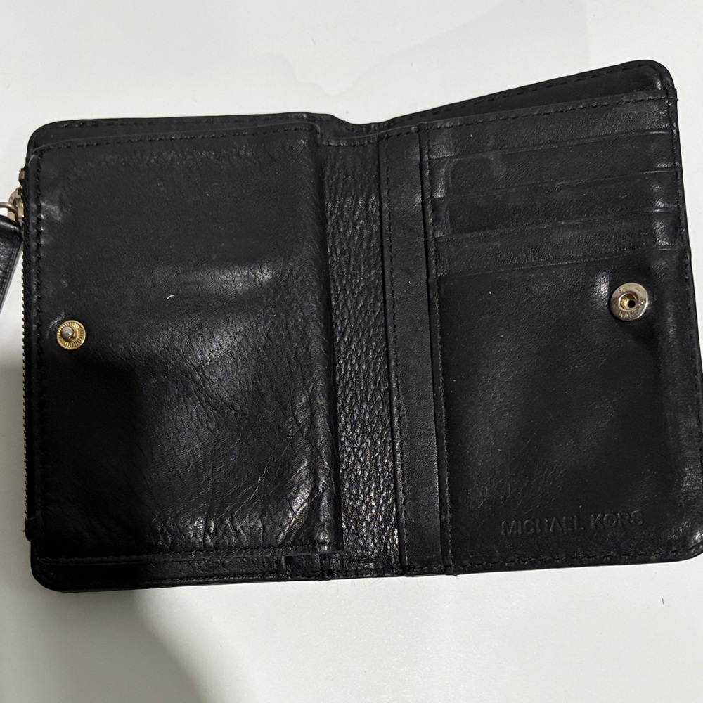 Michael Kors Studded Leather Wallet - Picture 4 of 5